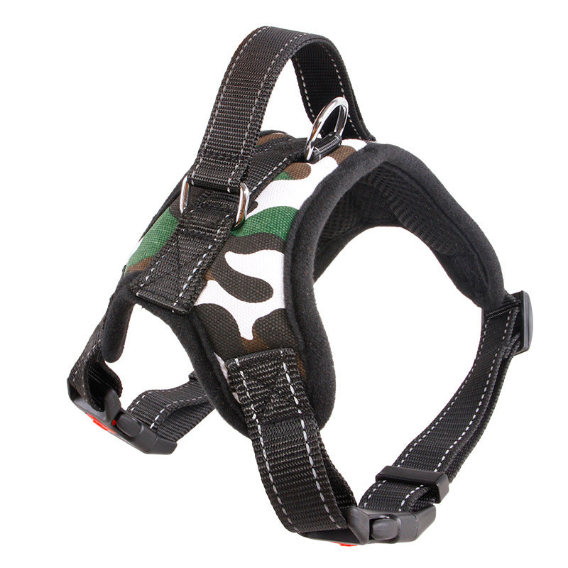 Dog Harness - black, Red, Camouflage or leopard print