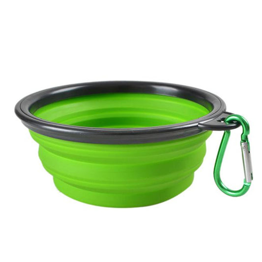 New Silicone Pet Folding Bowl Dog Bowl