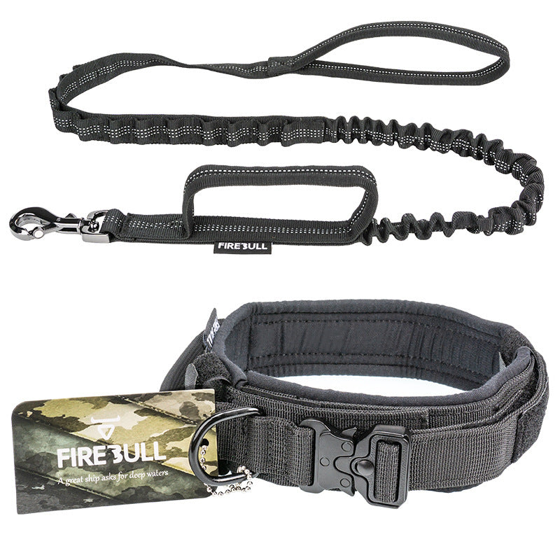 FIREBULL Tactical Dog Collar & Leash