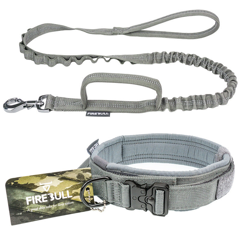 FIREBULL Tactical Dog Collar & Leash