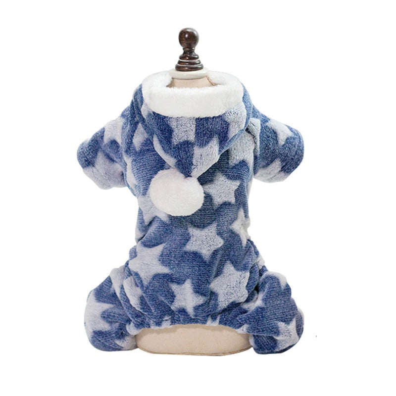 Dog Hoodies Puppy Pajamas Dog Overalls Pet Autumn Winter Warm Sweater Dog Cute Pattern Sweatshirt Chihuahua Yorkie Outfits Christmas Halloween Costumes Dog Clothes For Small Dog Girl Boy