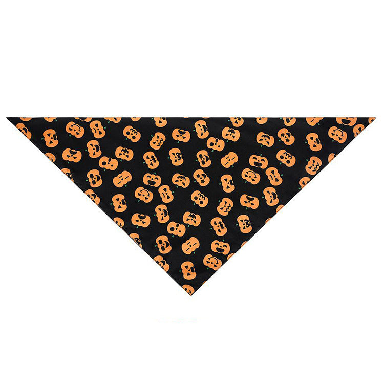 Halloween Saliva Towel Pet Triangle Scarf