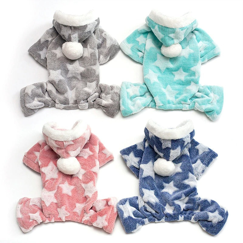 Dog Hoodies Puppy Pajamas Dog Overalls Pet Autumn Winter Warm Sweater Dog Cute Pattern Sweatshirt Chihuahua Yorkie Outfits Christmas Halloween Costumes Dog Clothes For Small Dog Girl Boy