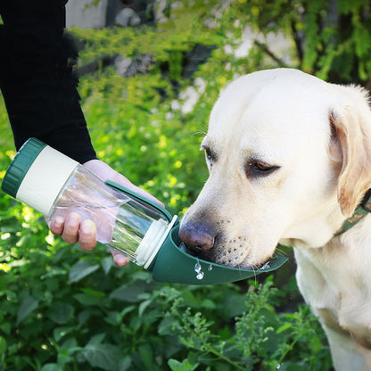 2in1 Pet Water Bottle with Foldable Bowl