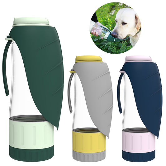 2in1 Pet Water Bottle with Foldable Bowl