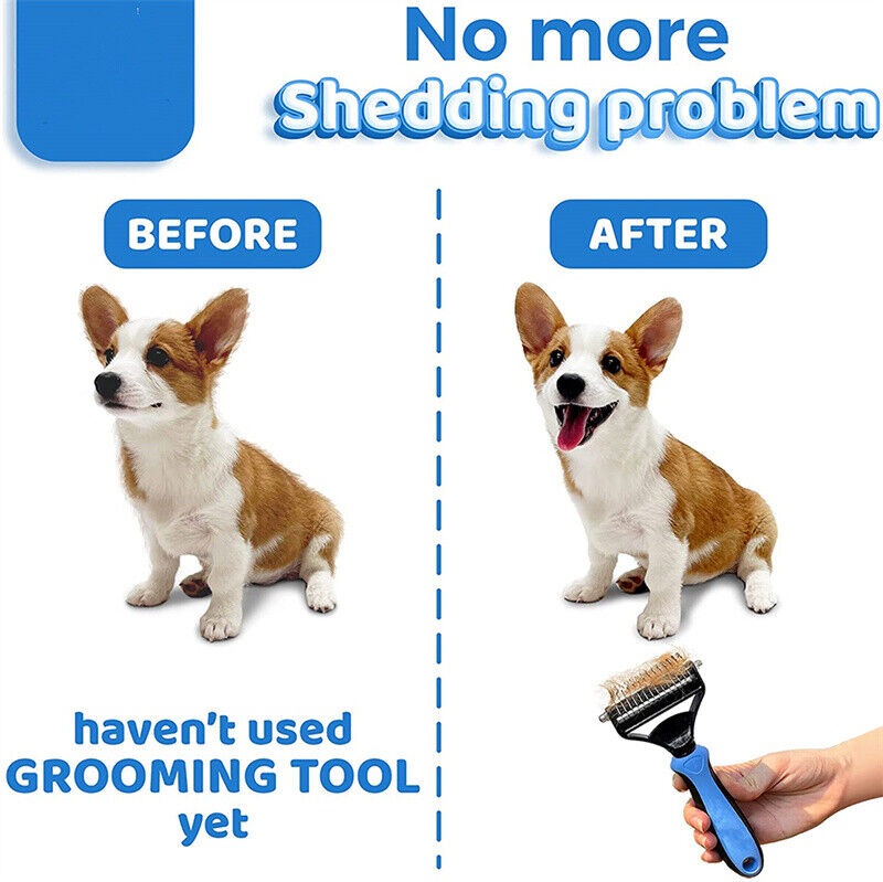 Dual-Sided Pet Grooming Brush: A Must-Have for Dogs and Cats