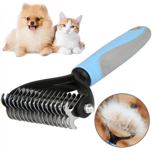 Dual-Sided Pet Grooming Brush: A Must-Have for Dogs and Cats